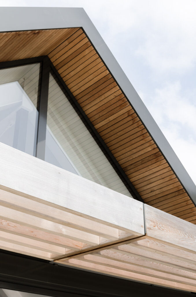 Exterior roof detail at Stoke House in Bristol